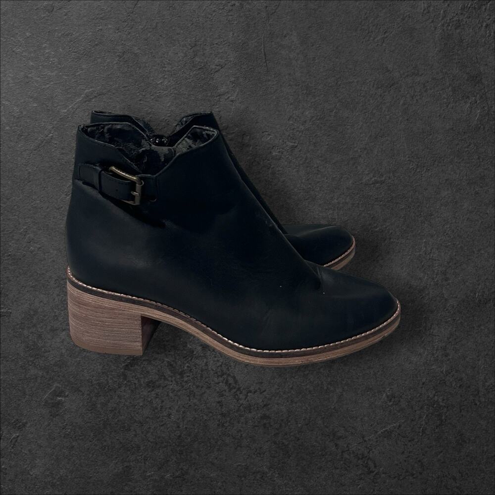 Cole Haan "Harrington Grand" buckle ankle booties